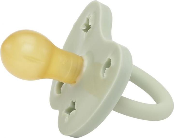 Actual product image Hevea Natural rubber dummy - star & moon, round (from 3 months), Nordic (1 x, 3 - 36 M.)