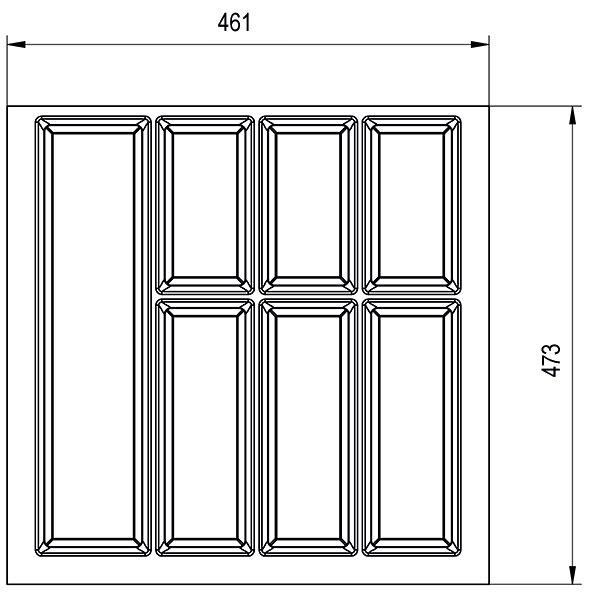 Produktbild Agoform Besteckeinsatz Classico