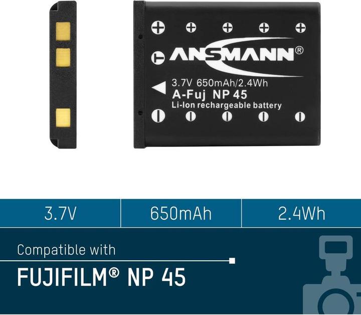 Actual product image Ansmann A-Fuj NP-45 (Camera battery)