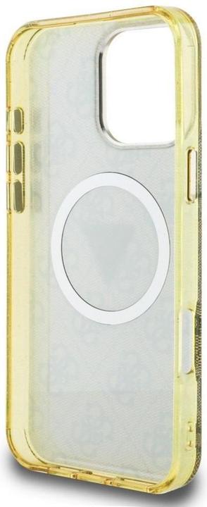 Immagine prodotto Guess Case IML Metal Glitter 4G Circle Triangle MagSafe for iPhone 16 Pro Max brown (Apple iPhone 16 Pro Max)