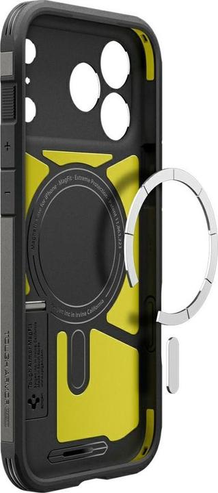 Immagine prodotto Spigen - Tough Armor "T" MagSafe - iPhone 17 Pro - Gunmetal (Apple iPhone 17 Pro)