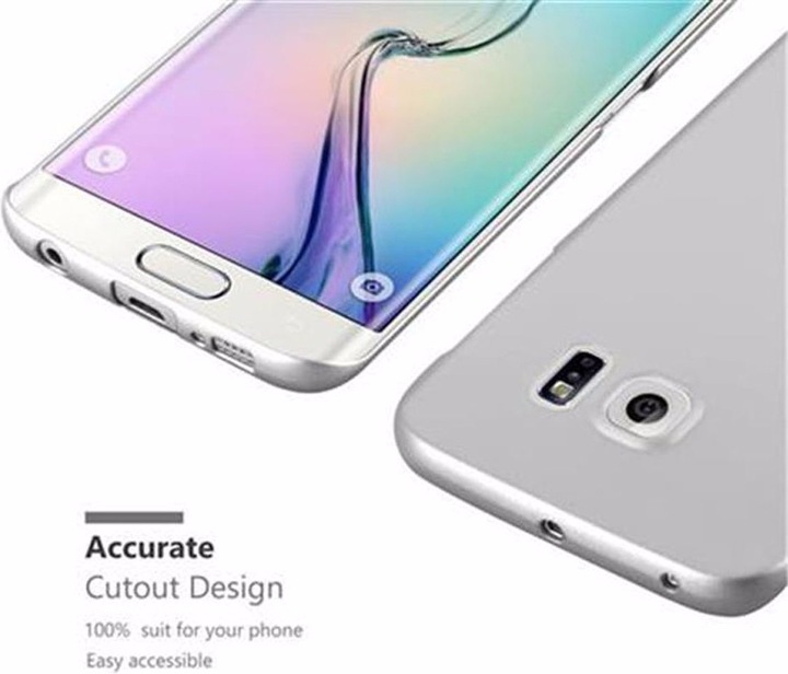 Actual product image Cadorabo Hard Cover Matt Metal Cover (Samsung Galaxy S6 Edge)