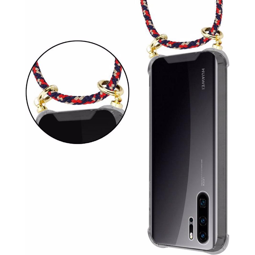 Thumbnail - Cadorabo TPU Handy Kette GOLD Cover, Handykette, Rot