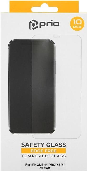 Immagine prodotto prio Vetro protettivo 10x per iPhone 11 Pro/XS/X trasparente (10 Pezzo/i, Apple iPhone XS, Apple iPhone 11 Pro, Apple iPhone X)