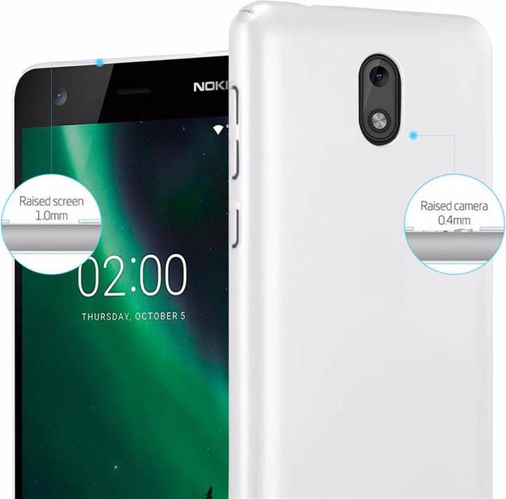 Actual product image Cadorabo Hard Cover Matt Metal Cover (Nokia 2)