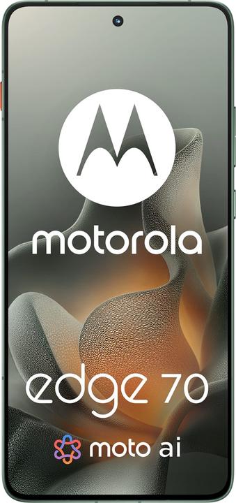 Produktbild Motorola Edge 70 6.7 Dual SIM Android 16 USB Type-C 12 GB 512 GB 4800 mAh Grün (512 GB, Green, Pantone Lily Pad, 6.70", Dual SIM, 5G)
