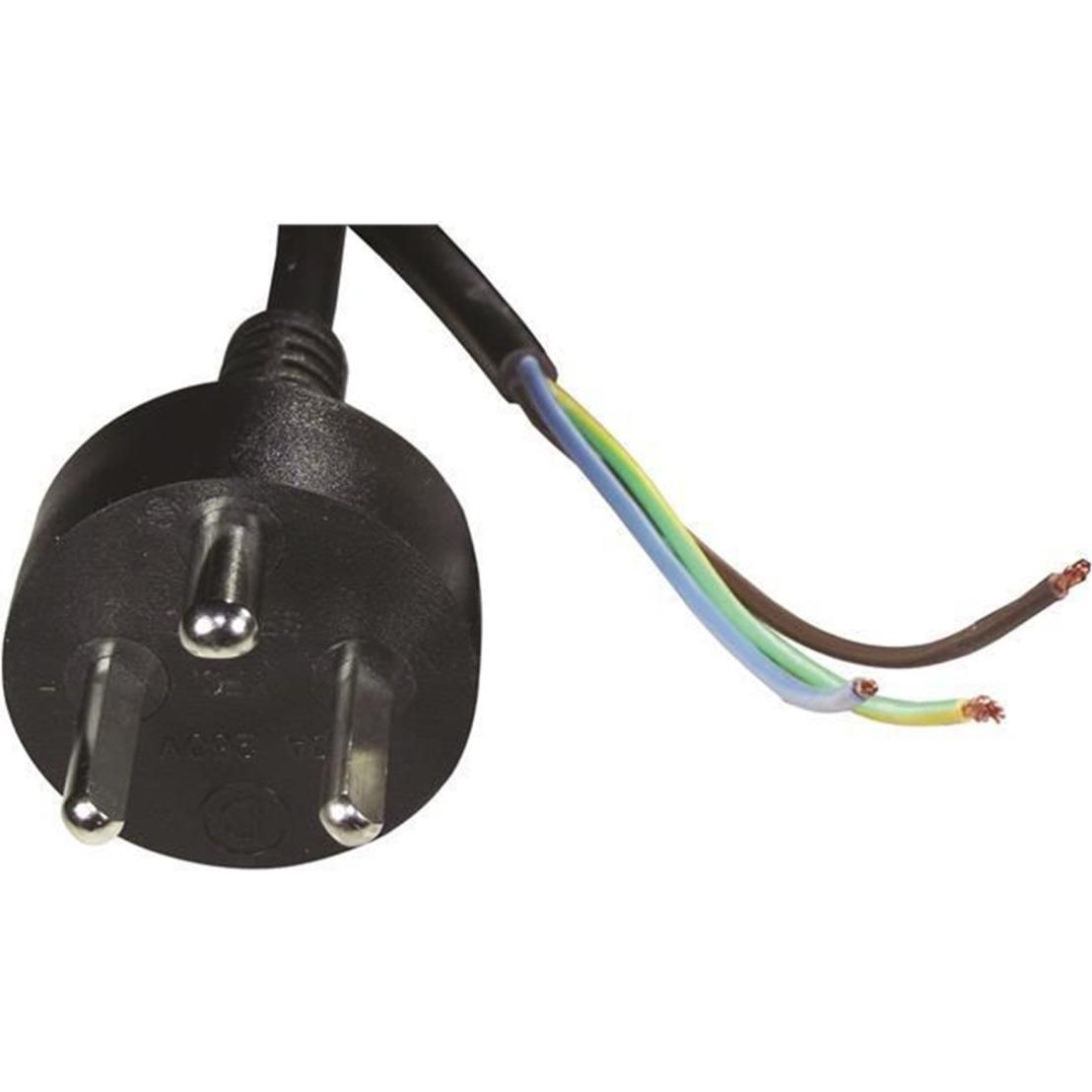 Roline Cavo di alimentazione nero 10 M (10 m), Cavo di alimentazione, Nero