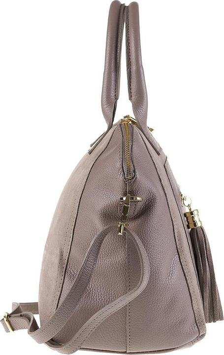 Actual product image Pierre Cardin Damen Handtasche Made In Italy - Modell Silvana Pro - 100% Leder - 40.0 X 26.0 X 17.0 Cm