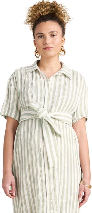 Actual product image Envie de Fraise Hemdblusenkleid für Schwangerschaft und Stillzeit mit breiten Streifen (40)