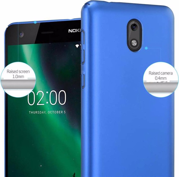 Produktbild Cadorabo Hard Cover Matt Metall Cover (Nokia 2)