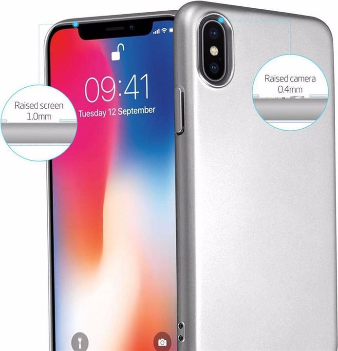 Produktbild Cadorabo Hard Cover Matt Metall Cover (Apple iPhone X)