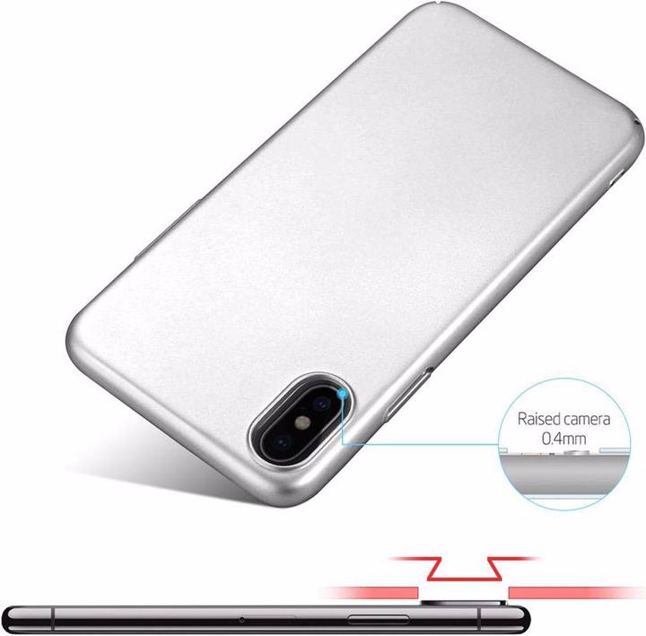 Produktbild Cadorabo Hard Cover Matt Metall Cover (Apple iPhone X)