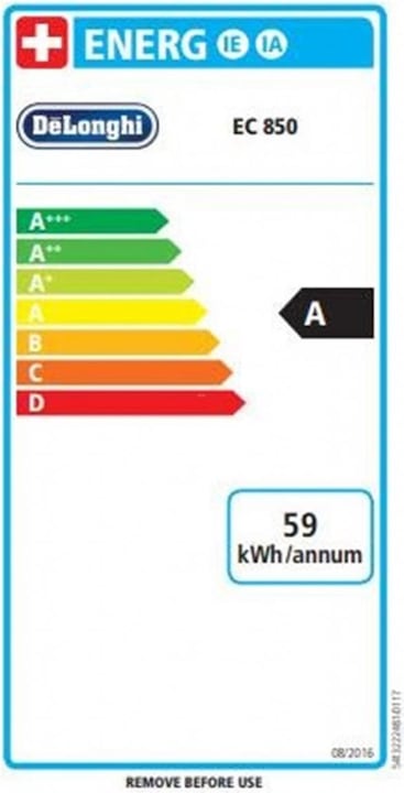 Energielabel De'Longhi Eg 850.M