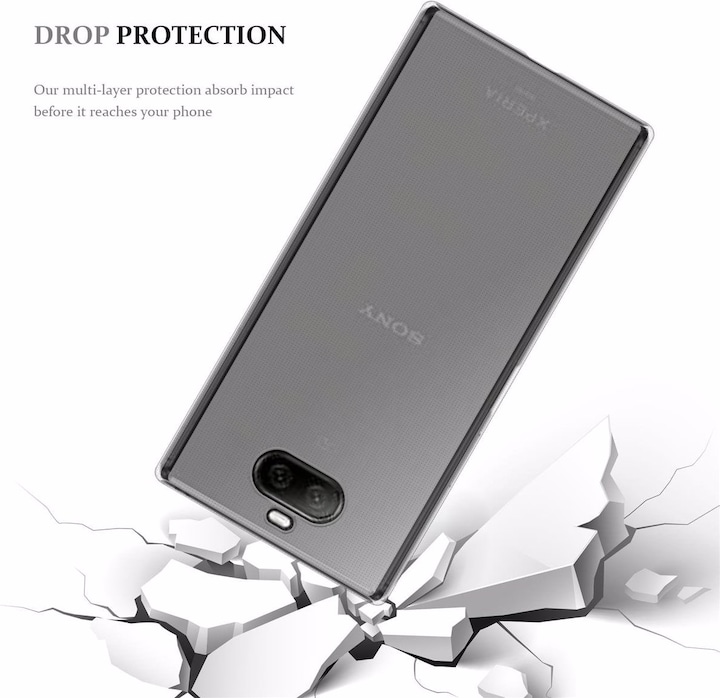 Actual product image Cadorabo TPU Ultra Slim AIR Cover (Sony Xperia 8)