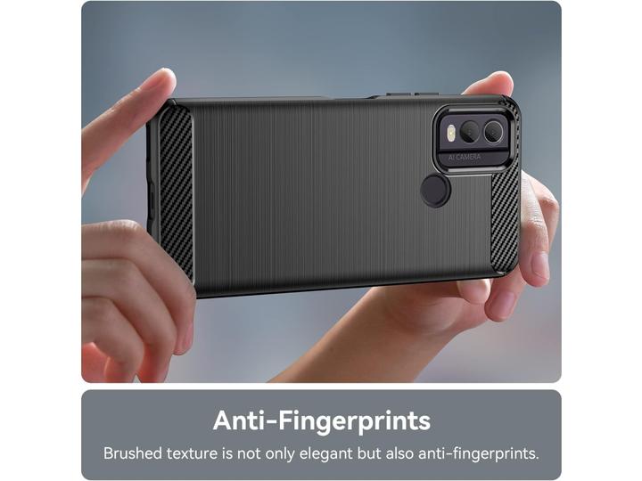 Produktbild Screenguard Nokia C22 Hülle Carbon Brushed Soft TPU (Nokia C22)