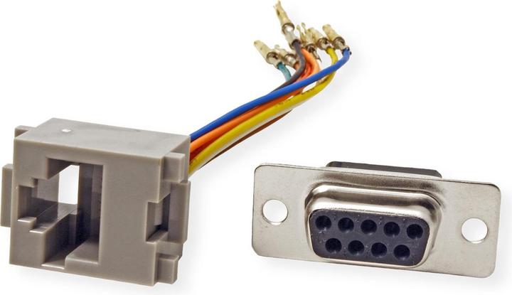 Actual product image Roline RS232 to RJ45 adapter (0.05 m)