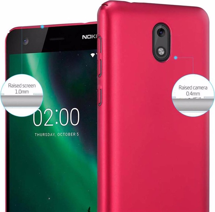 Produktbild Cadorabo Hard Cover Matt Metall Cover (Nokia 2)