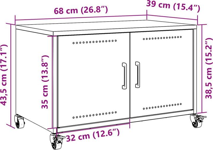 Produktbild vidaXL Kimo (39 x 43.50 x 68 cm)