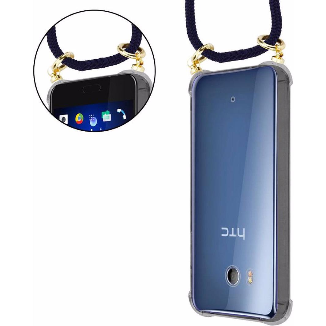 Thumbnail - Cadorabo TPU Handy Kette GOLD Cover, Handykette, Blau