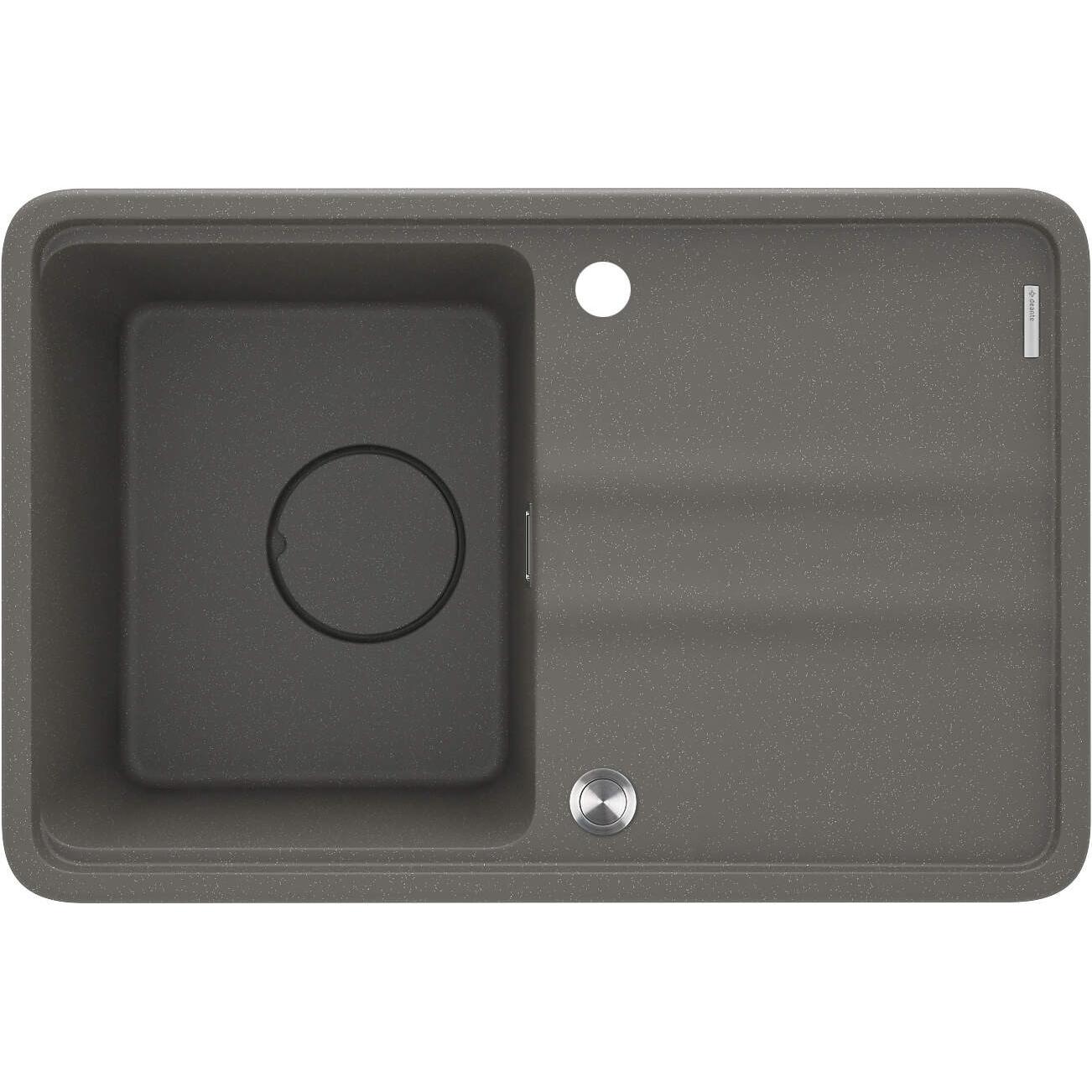 Deante Argento Lavello, Lavello In Granito A 1 Vasca Con Scolapiatti