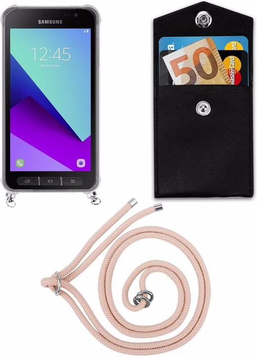 Produktbild Cadorabo TPU Handy Kette SILBER Cover