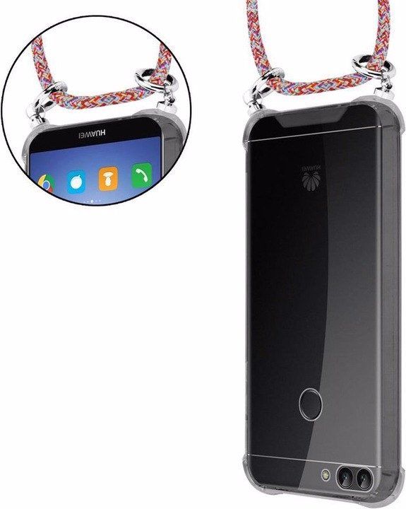 Produktbild Cadorabo TPU Handy Kette SILBER Cover