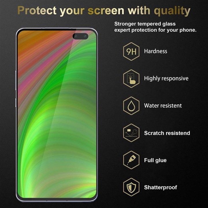 Produktbild Cadorabo Vollbild Displayschutzglas (3 Stück, Honor 30 Pro+)