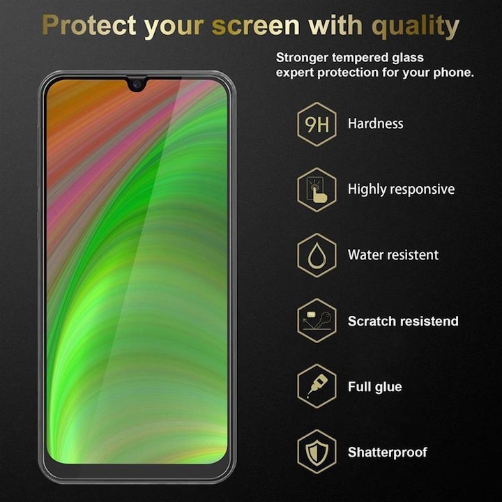 Immagine prodotto Cadorabo Vetro di protezione del display a schermo intero (3 Pezzo/i, Samsung Galaxy M21, Samsung Galaxy M30s)