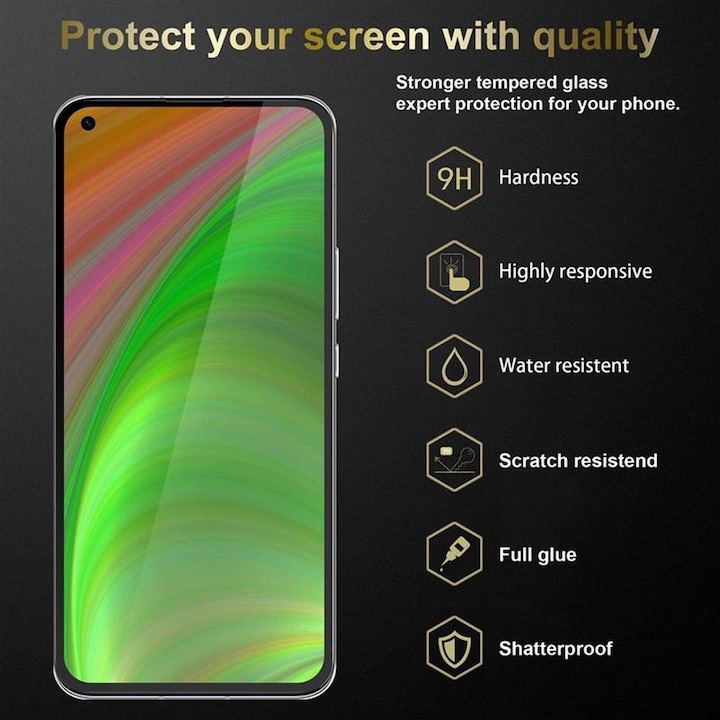 Produktbild Cadorabo Vollbild Displayschutzglas (3 Stück, LG K30)