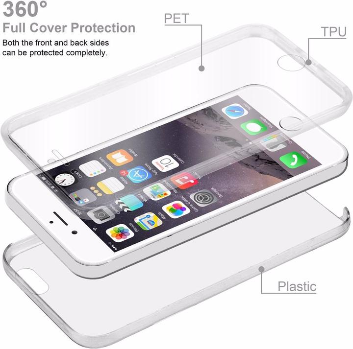 Image du produit Cadorabo TPU 360 degrés Case Cover (Apple iPhone 6 Plus)