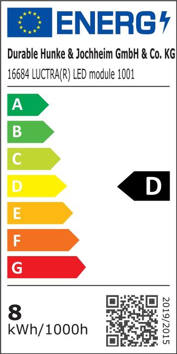 Energy Label Luctra Table mount (680 lm)