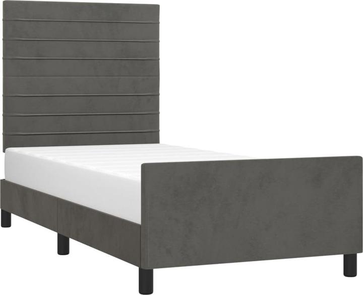 Image du produit vidaXL Bettgestell mit Kopfteil (90 x 200 cm)