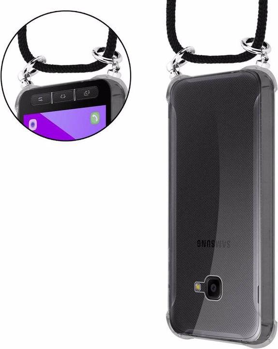 Produktbild Cadorabo TPU Handy Kette SILBER Cover