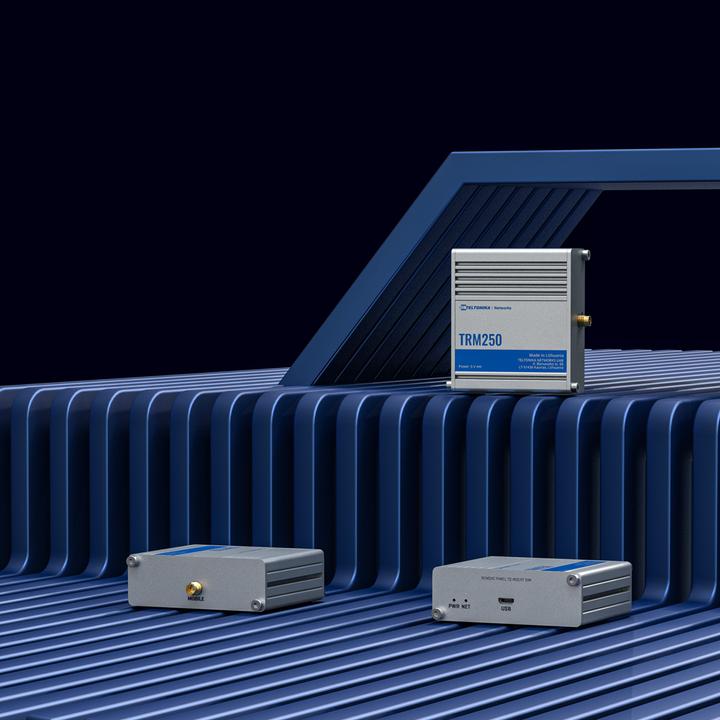 Actual product image Teltonika LTE industrial modem TRM250, NB-Cat.M1-LTE, USB