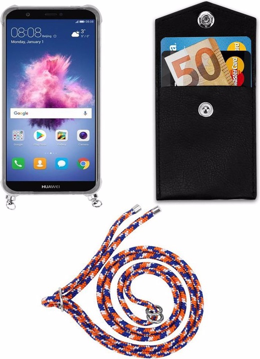 Produktbild Cadorabo TPU Handy Kette SILBER Cover