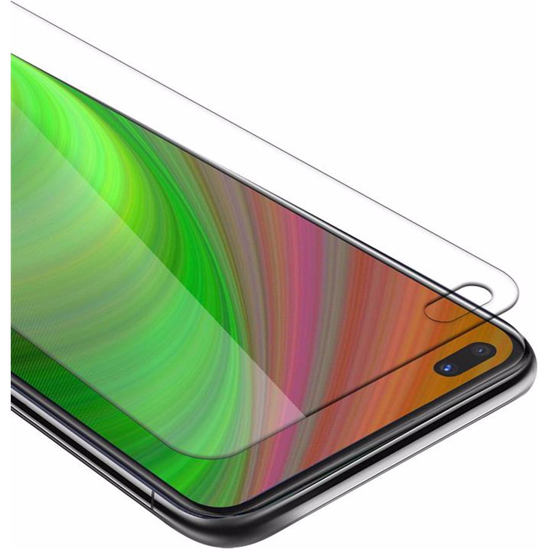 Cadorabo Displayschutzglas (1 Stück, Oppo A92s), Smartphone Schutzfolie, Weiss