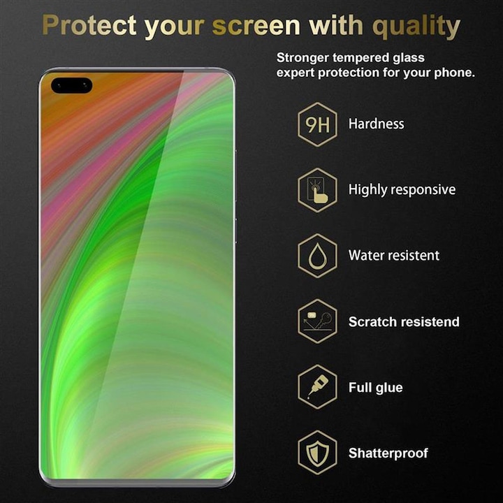 Produktbild Cadorabo Displayschutzglas (1 Stück, Huawei P40 Pro+)