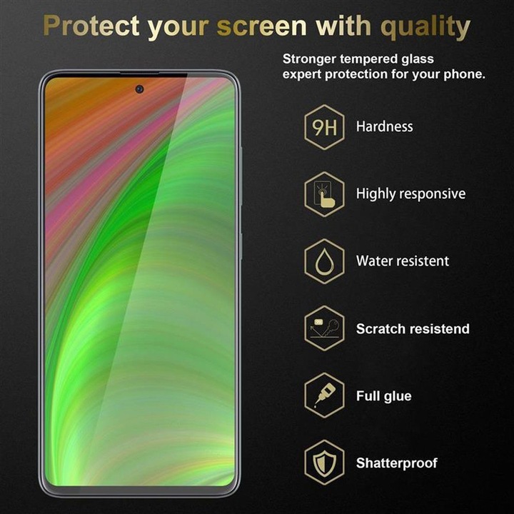 Produktbild Cadorabo Displayschutzglas (3 Stück, Samsung Galaxy A71 5G)