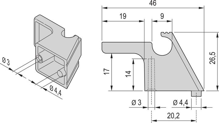 Produktbild Schroff Kabelaufwicklung - KABELAUFWICKLER SET RAL7016