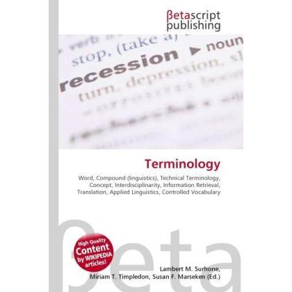 Terminology, Sachbücher