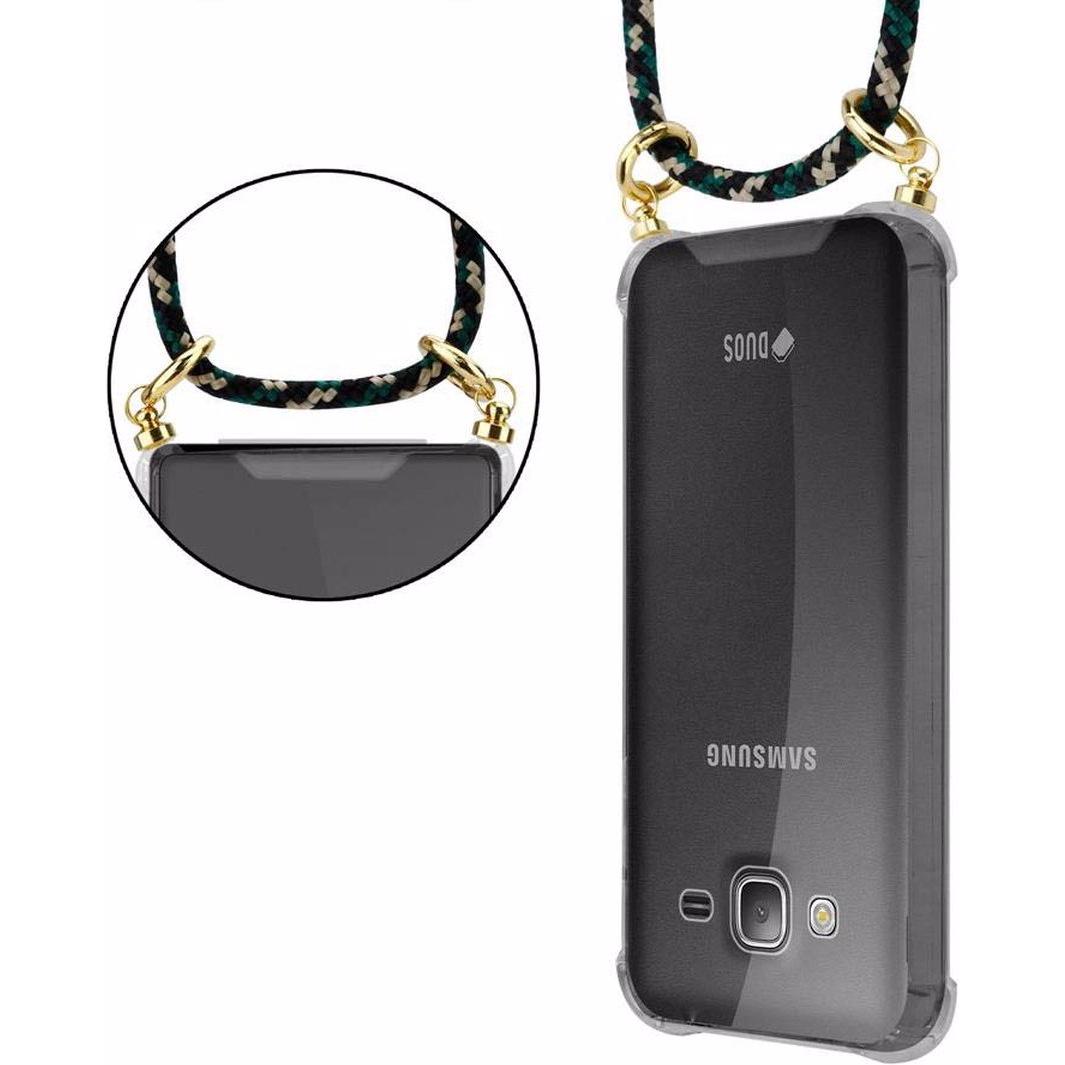 Thumbnail - Cadorabo TPU Handy Kette GOLD Cover, Handykette, Braun