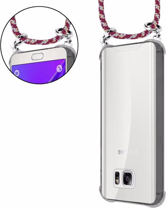 Actual product image Cadorabo TPU Mobile Phone Chain SILVER Cover