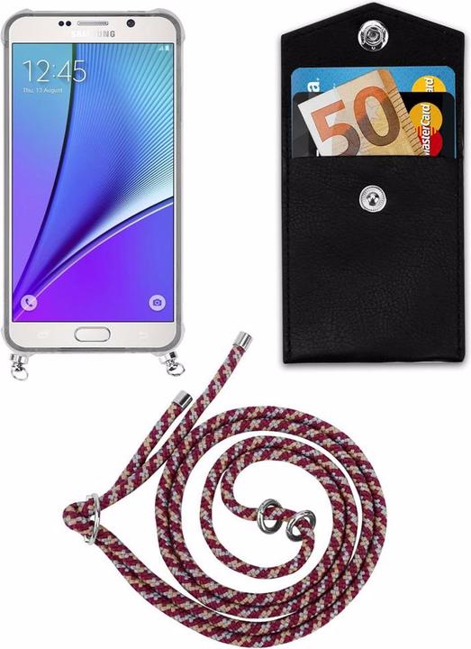 Actual product image Cadorabo TPU Mobile Phone Chain SILVER Cover