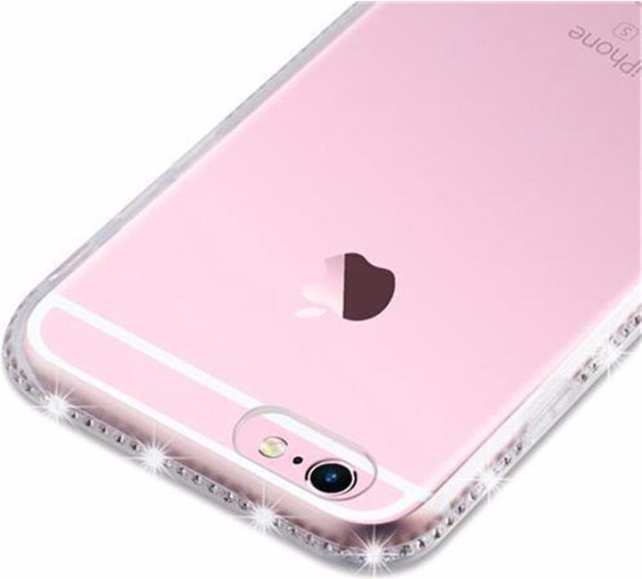 Actual product image Cadorabo TPU Ultra Slim Rhinestone Cover (Apple iPhone 6, Apple iPhone 6s)