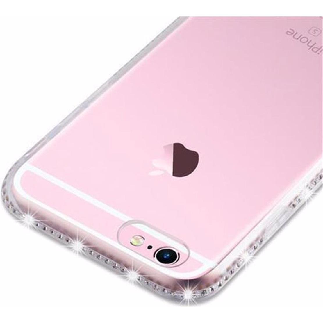 Thumbnail - Cadorabo TPU Ultra Slim Strass Cover (Apple iPhone 6), Smartphone Hülle, Weiss