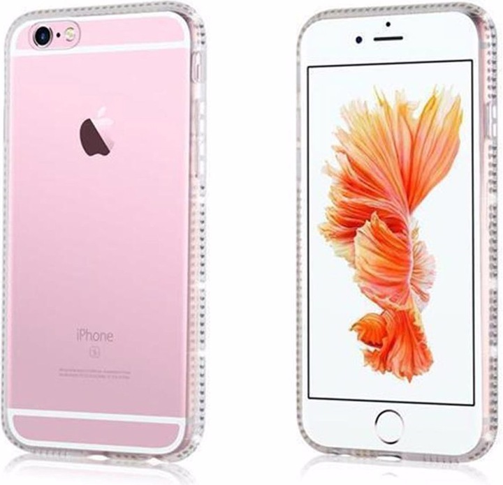 Actual product image Cadorabo TPU Ultra Slim Rhinestone Cover (Apple iPhone 6, Apple iPhone 6s)