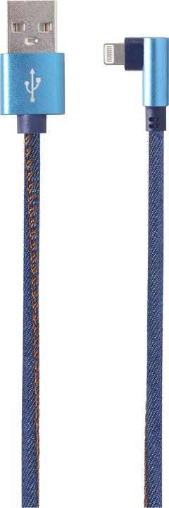 Actual product image Gembird Prem. jeans Type-C USB cable 1m (1 m, USB 2.0)