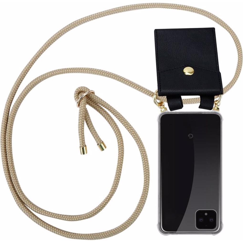 Thumbnail - Cadorabo TPU Handy Kette GOLD Cover, Handykette, Braun