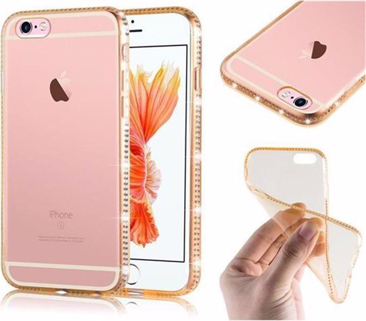 Produktbild Cadorabo TPU Ultra Slim Strass Cover (Apple iPhone 6)