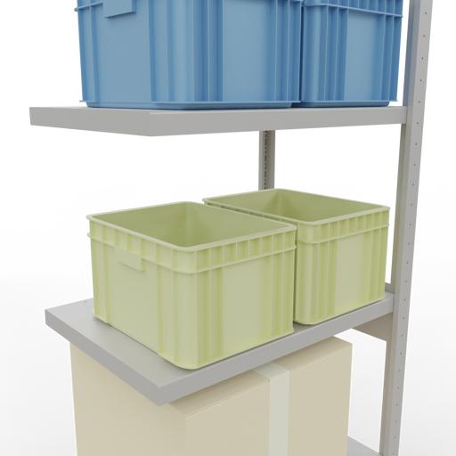 Image du produit Schulte Lagertechnik Système enfichable Élément suivant MULTIplus250 avec traverse de longueur